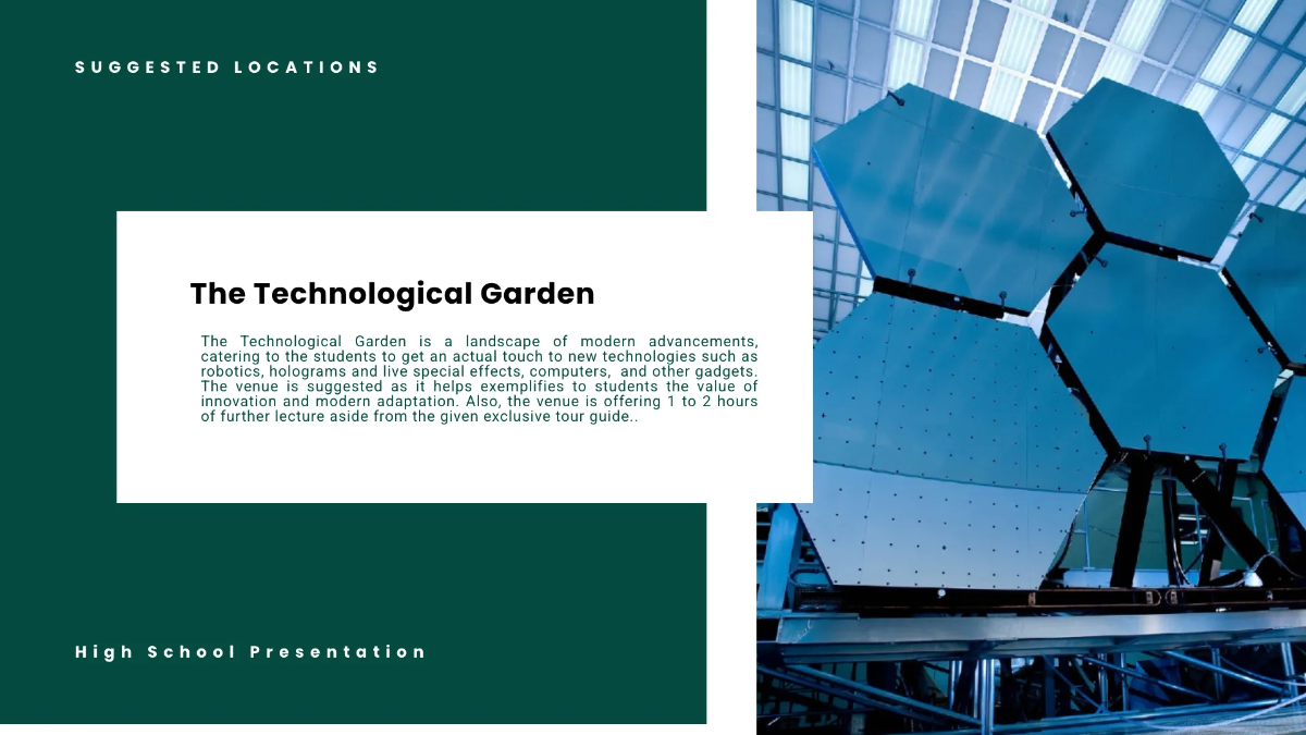 Free High School Presentation Template to Edit Online