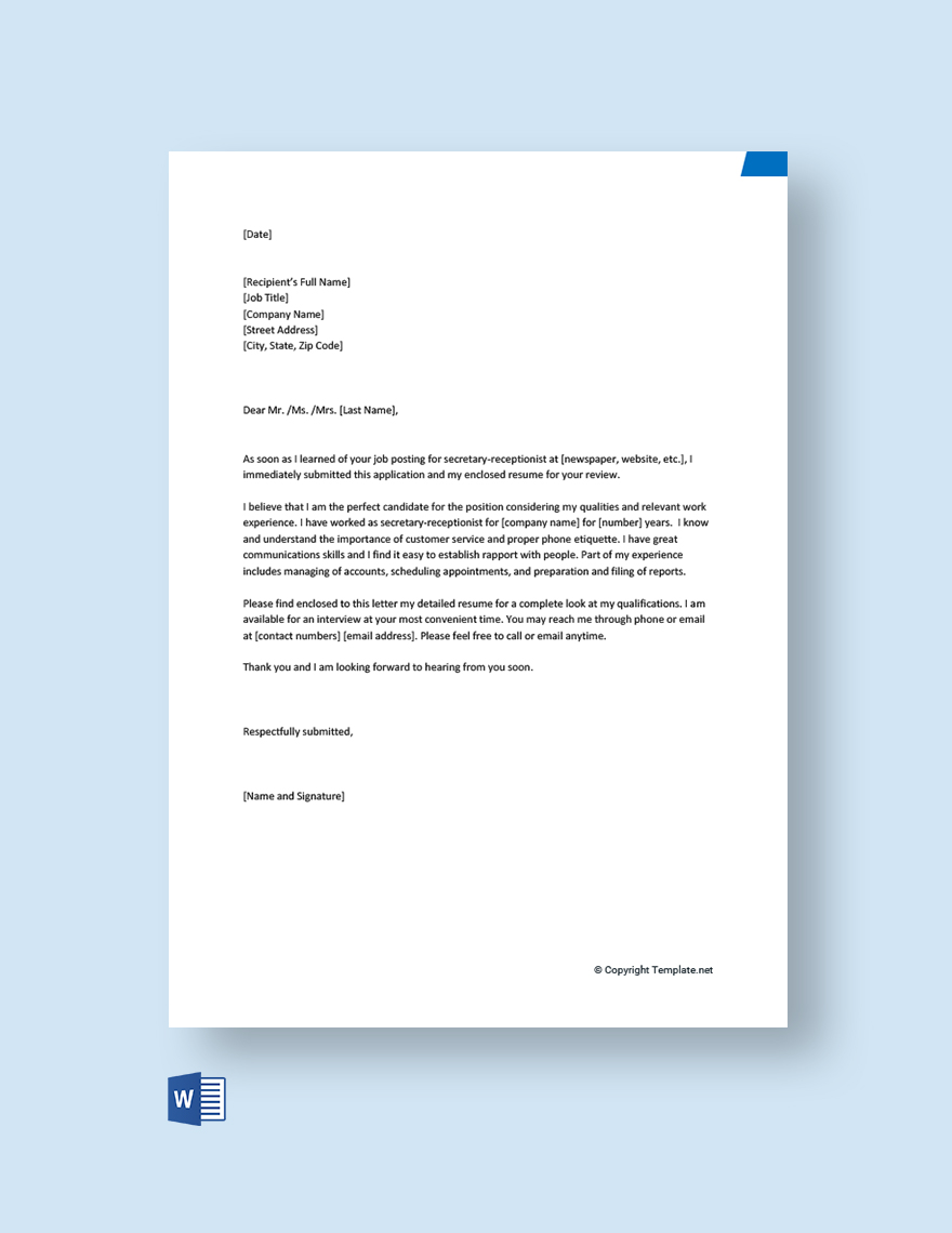 Free Application Letter for Promotion for Teacher Template - Google ...