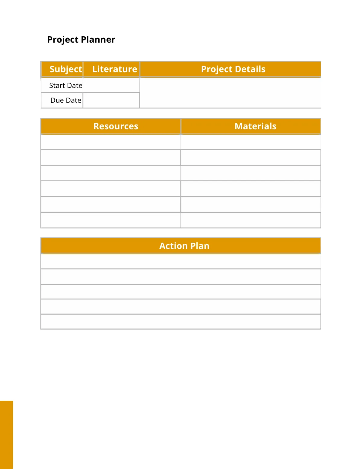 Free School Daily Planner Template to Edit Online