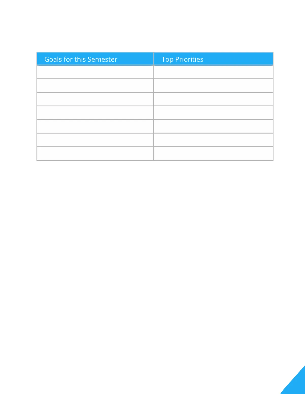 Free Middle School Planner Template to Edit Online