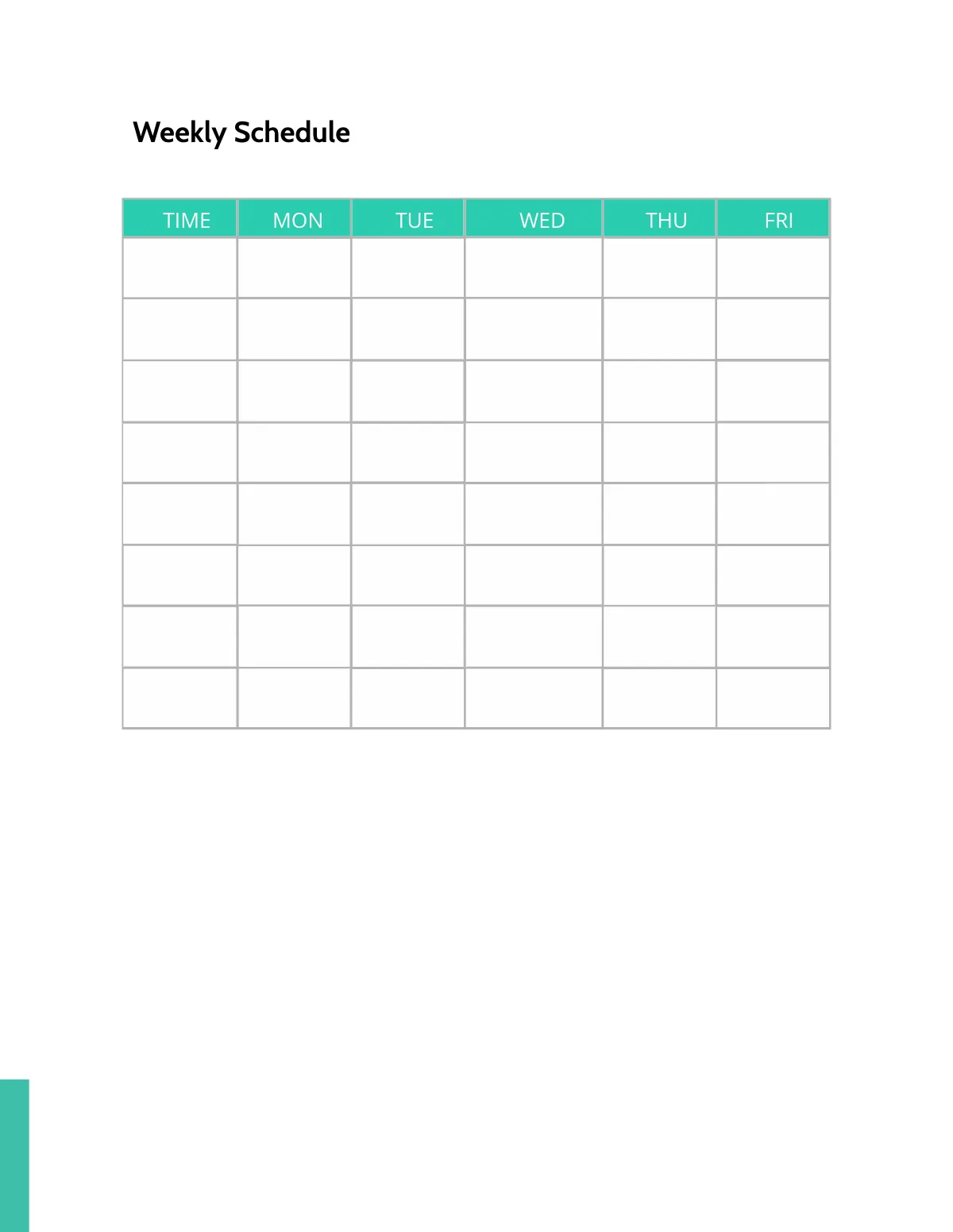 Free Nursing School Planner Template to Edit Online