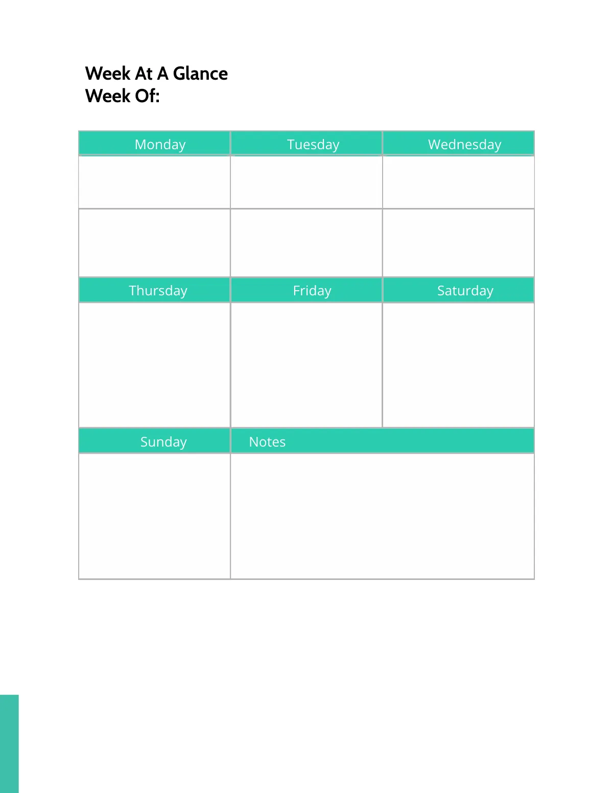 Free Nursing School Planner Template to Edit Online