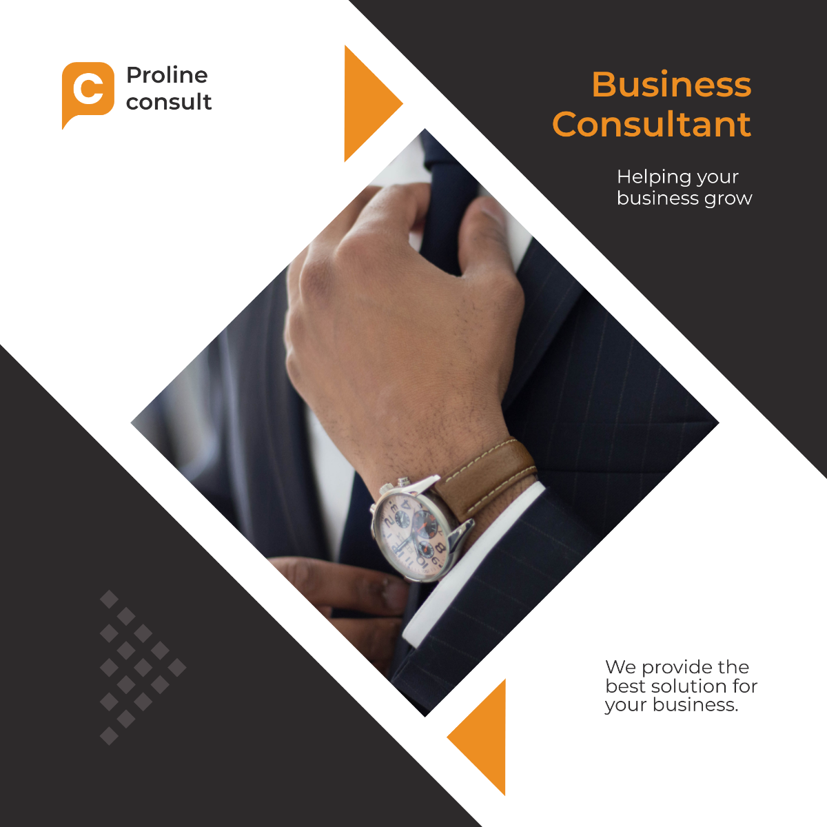 Business Consultant Instagram Post Template