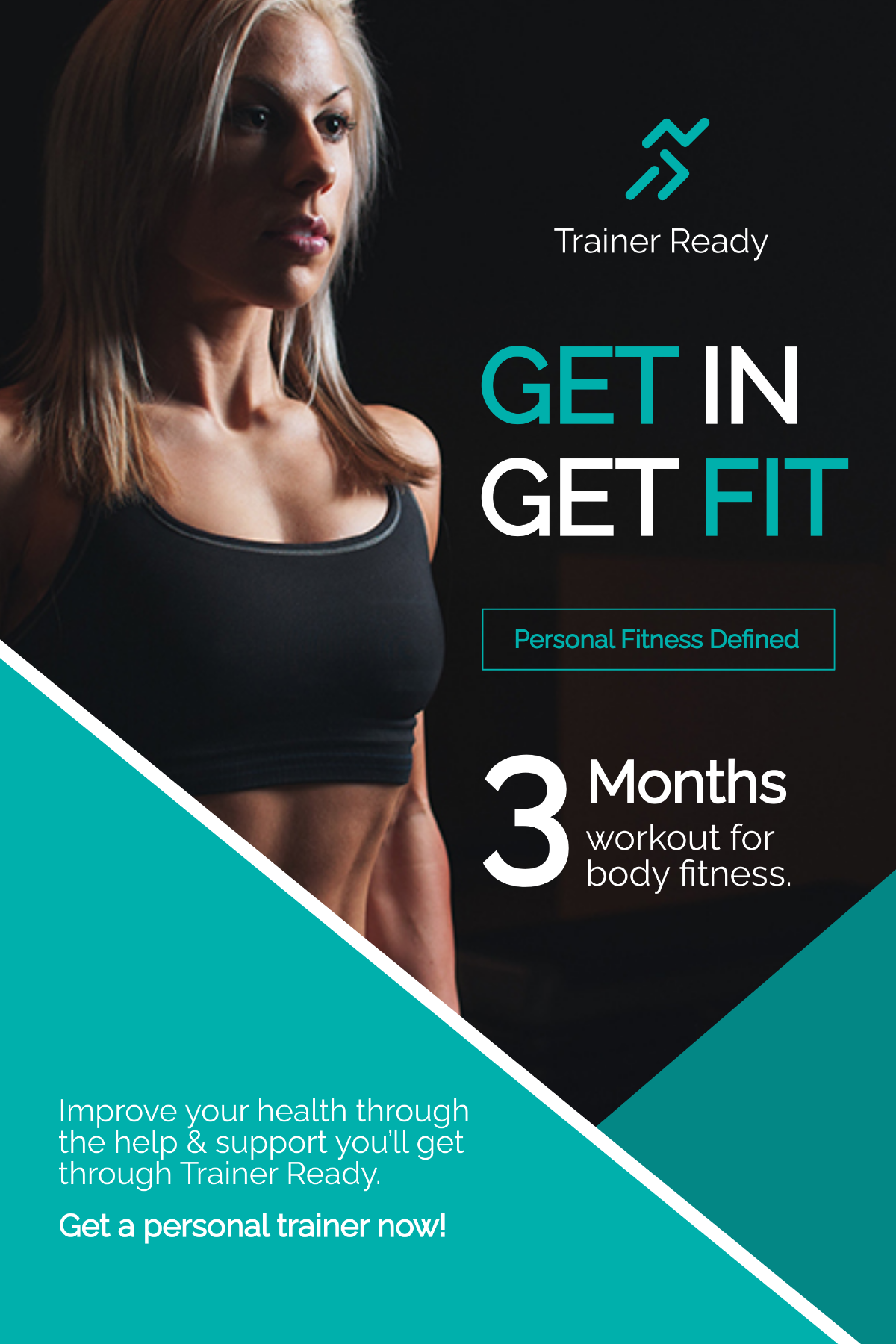 Personal Trainer Pinterest Pin Template