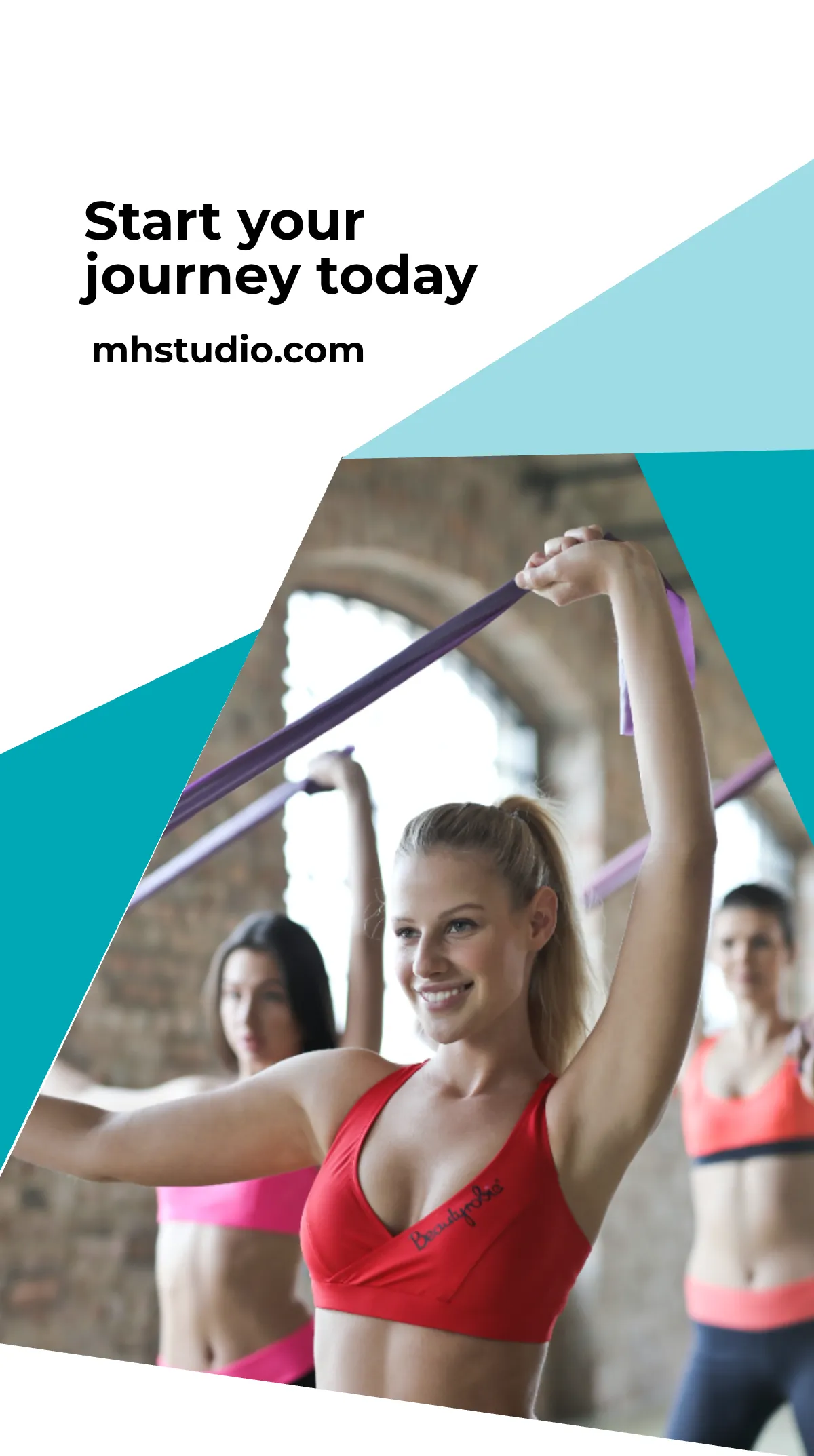 Free Fitness Studio Instagram Story Template to Edit Online