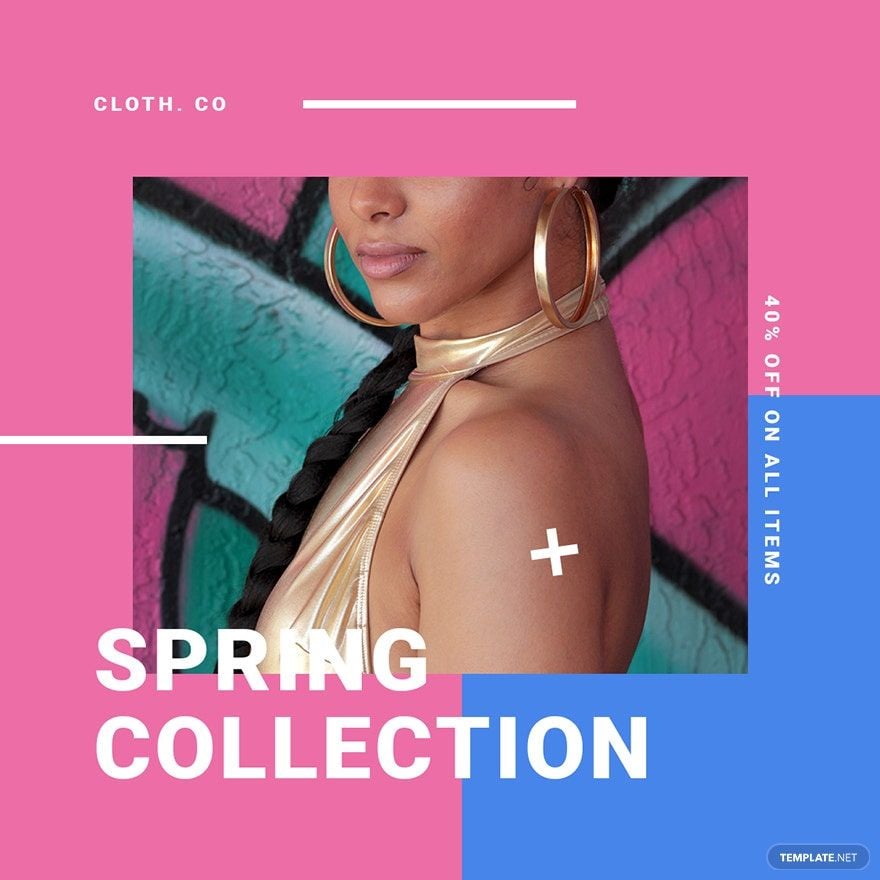 Holiday Spring Offer Sale Instagram Post Template