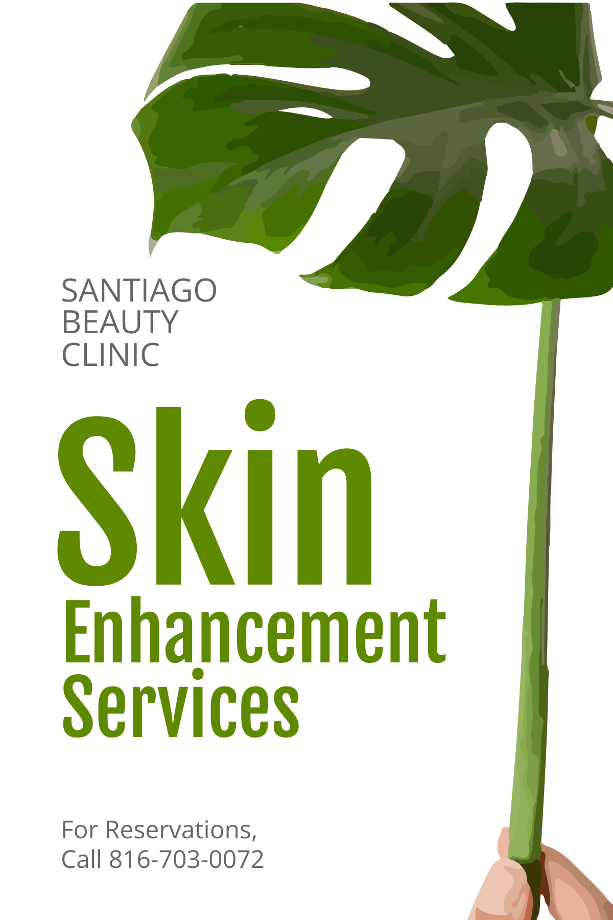 Skin Beauty clinic Pinterest Pin Template