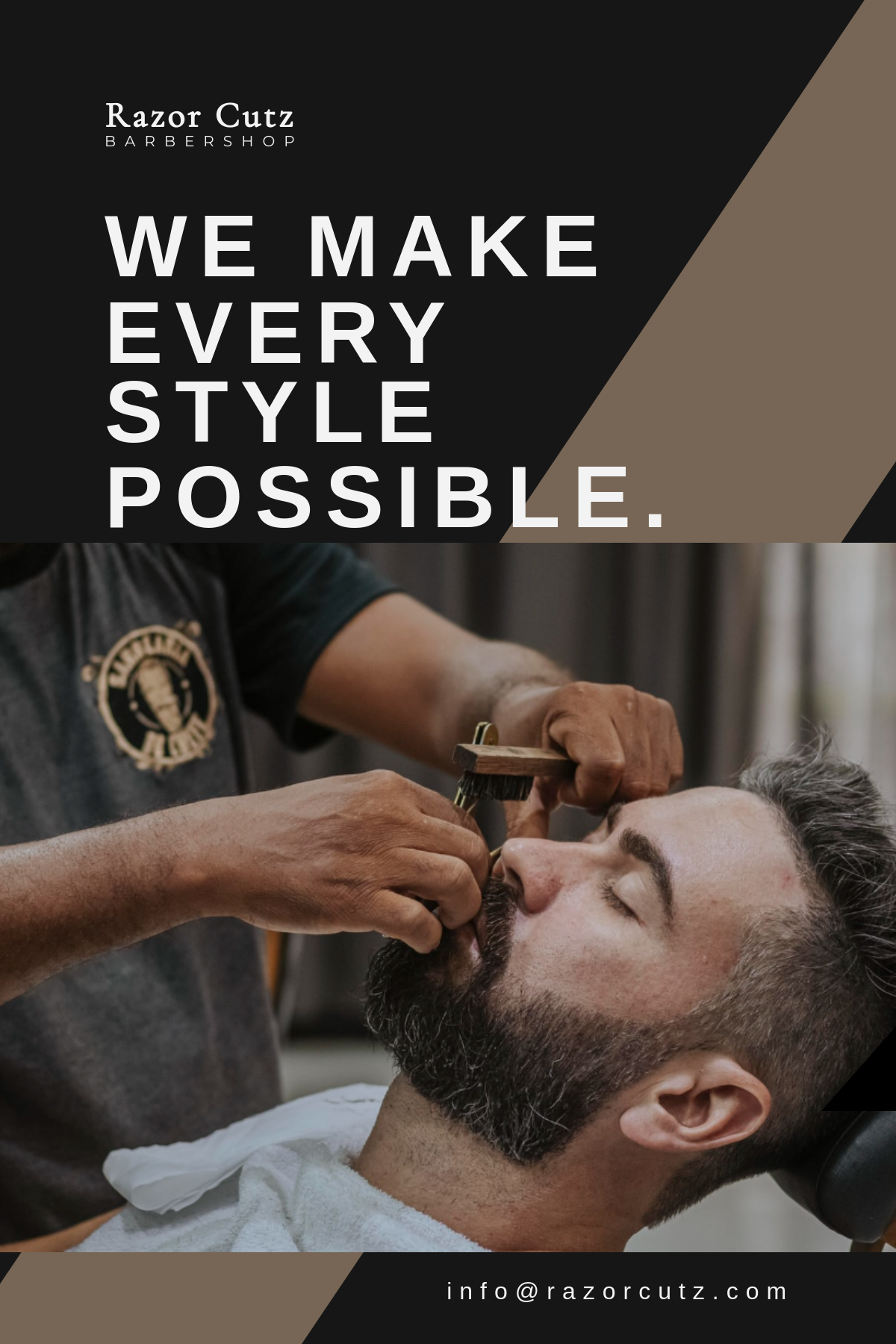 Free Barbershop Pinterest Pin Template