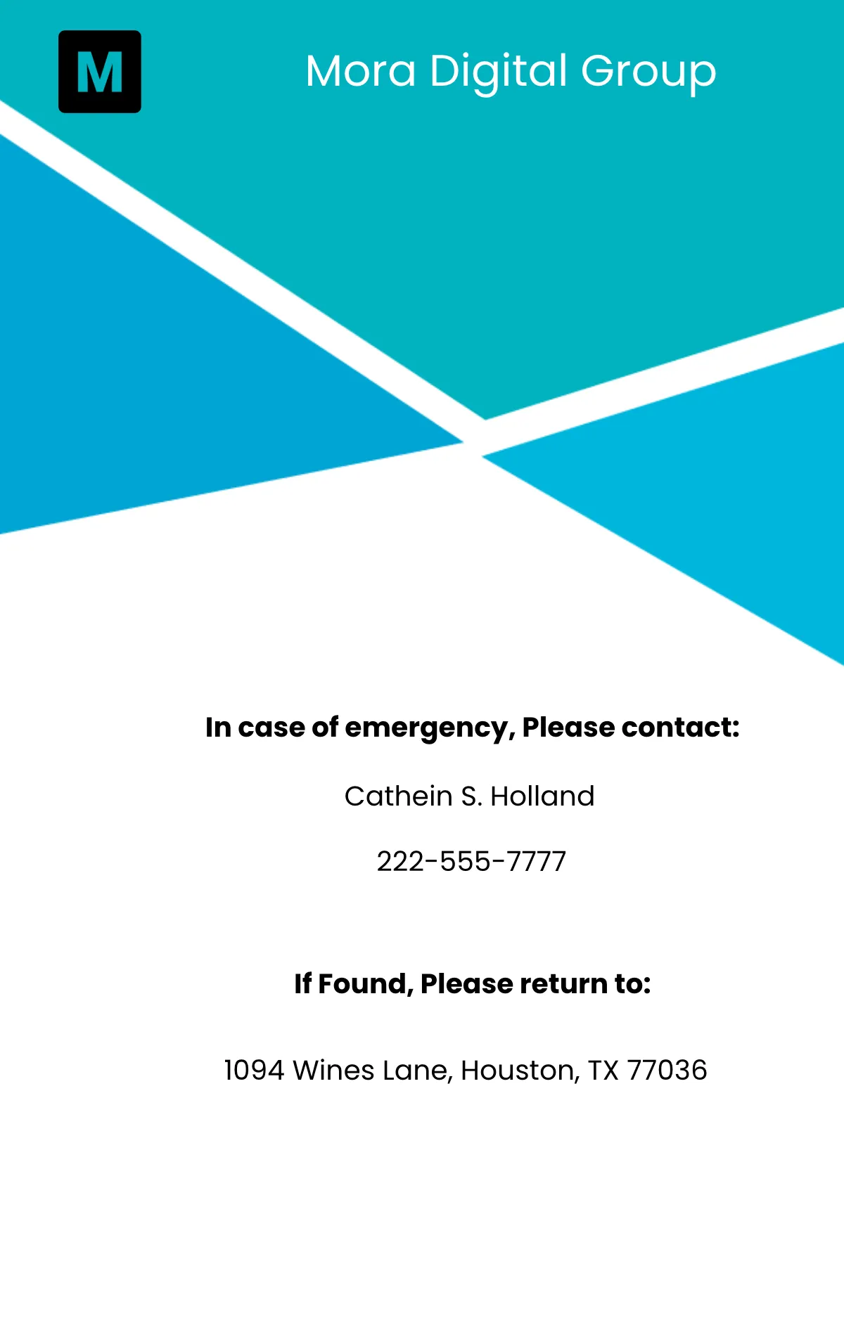 Free Digital Advertising Company ID Card Template to Edit Online