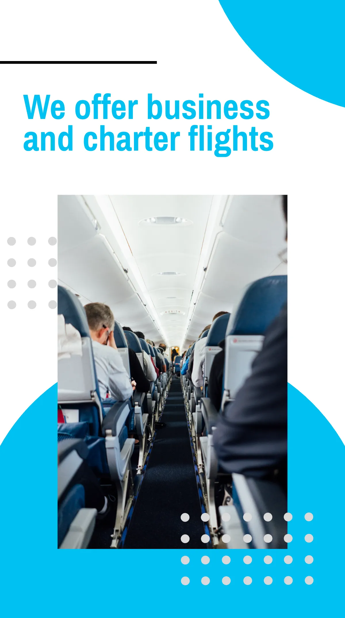 Free Airlines Aviation Services Instagram Story Template to Edit Online