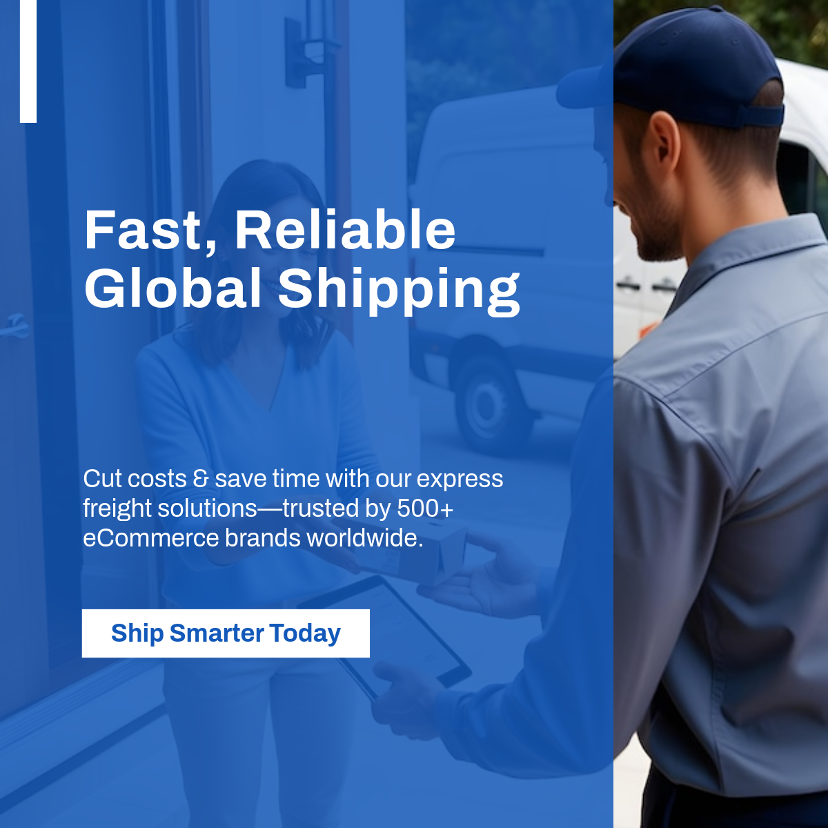 Free Shipping Linkedin Post Template to Edit Online