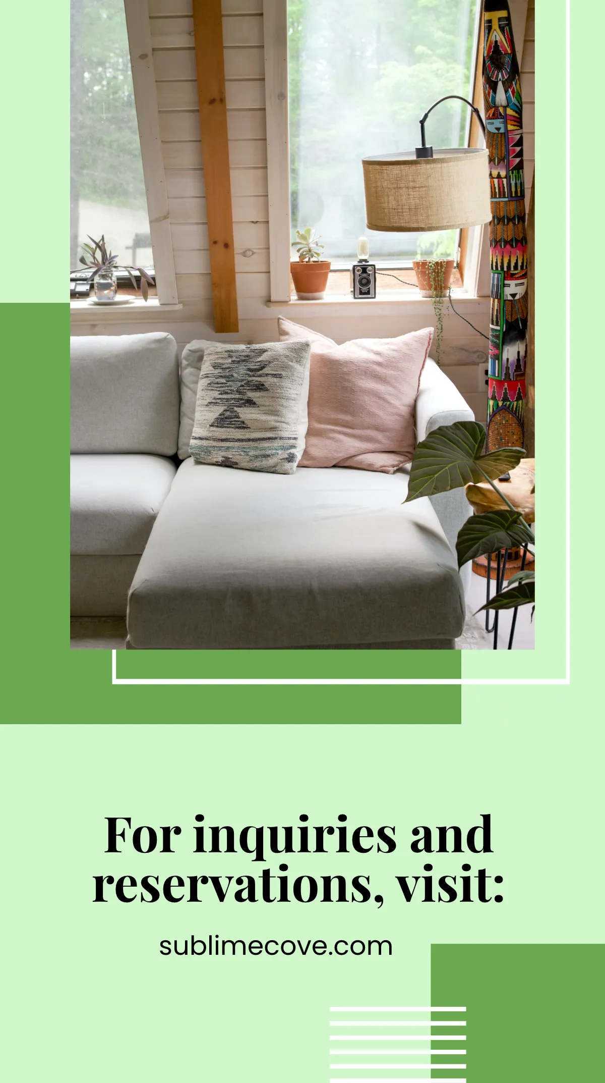 Free Vacation Rental Instagram Story Template to Edit Online