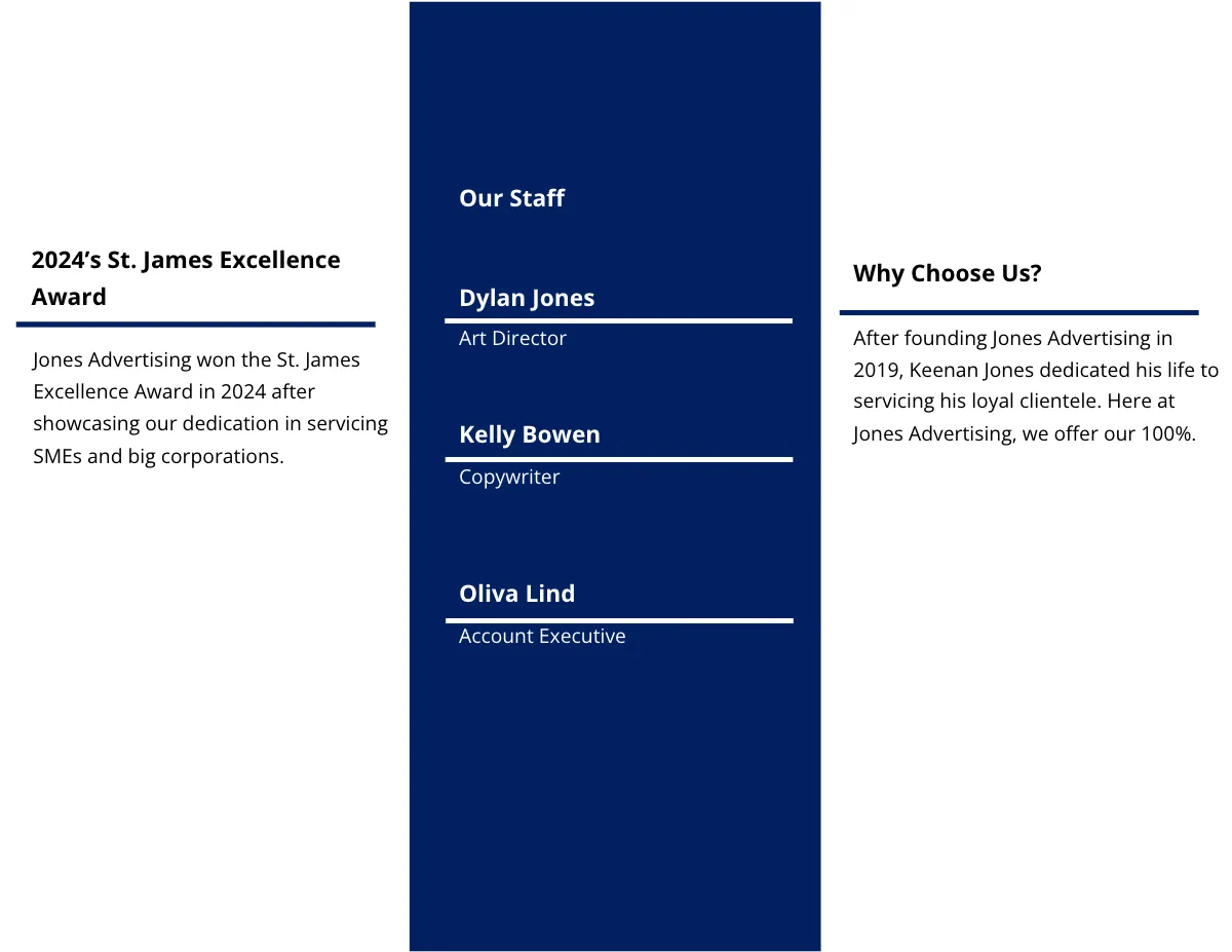 Free Tri-fold simple advertising agency brochure Template to Edit Online