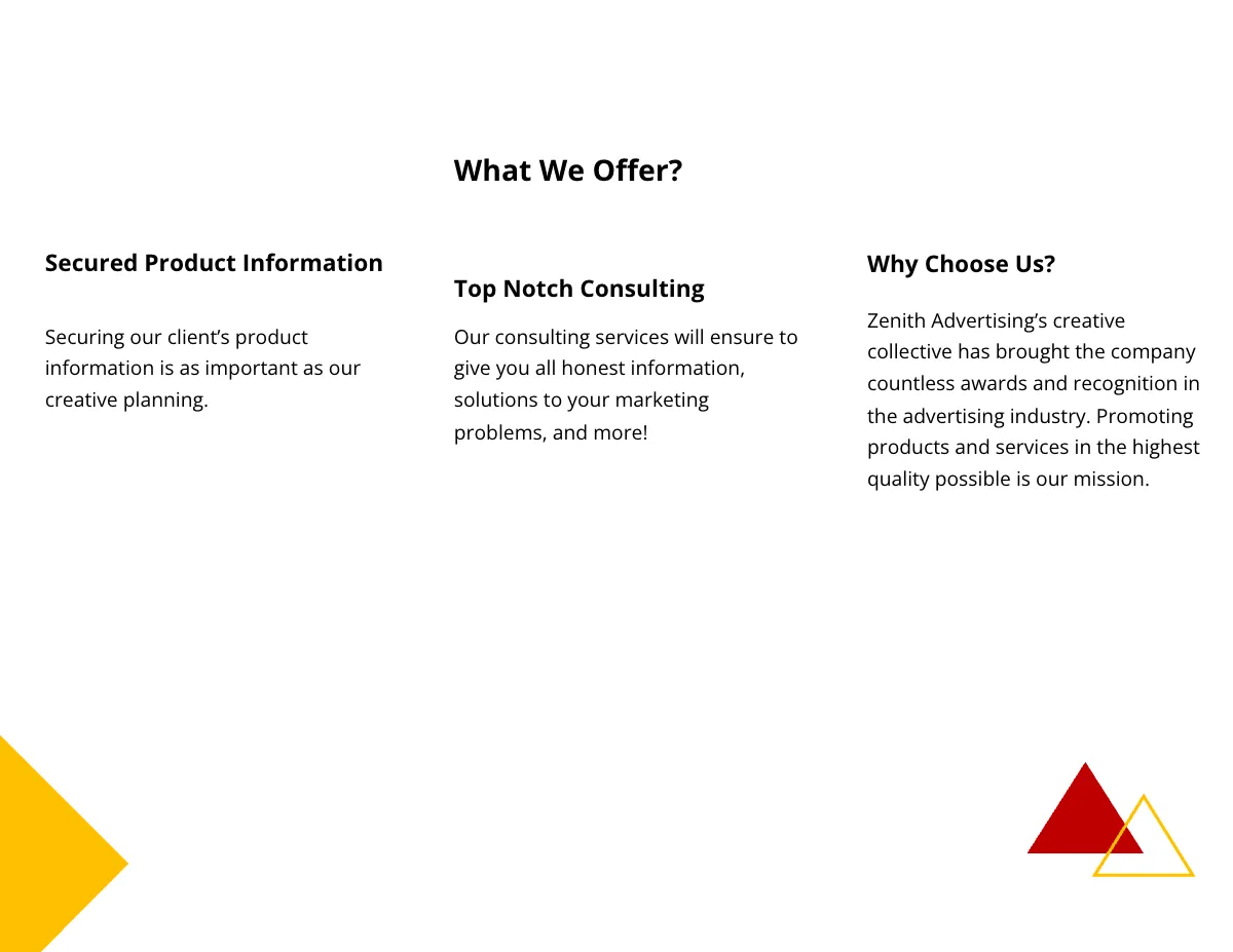 Free Tri-fold advertising graphic design brochure Template to Edit Online