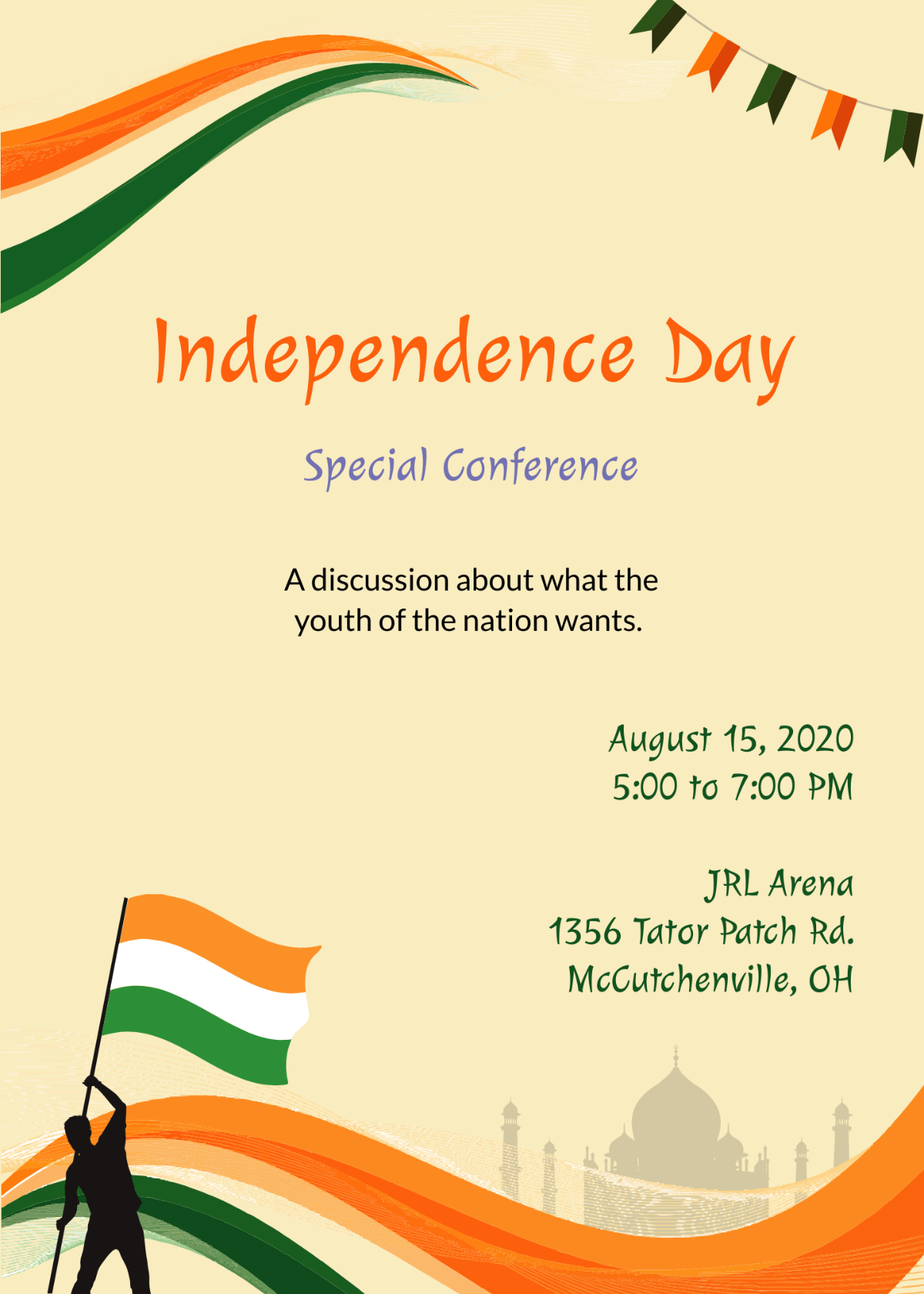 Independence Day Invitation Template