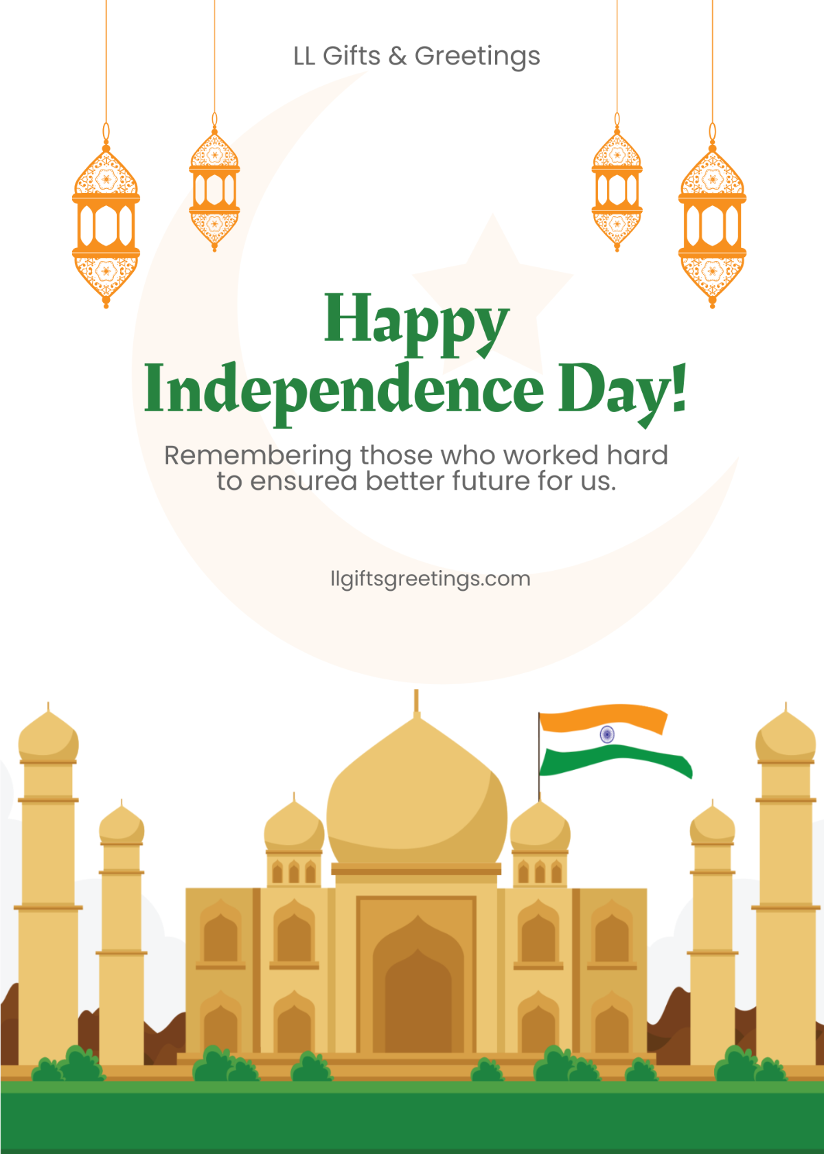 Independence Day Card Template - Edit Online & Download