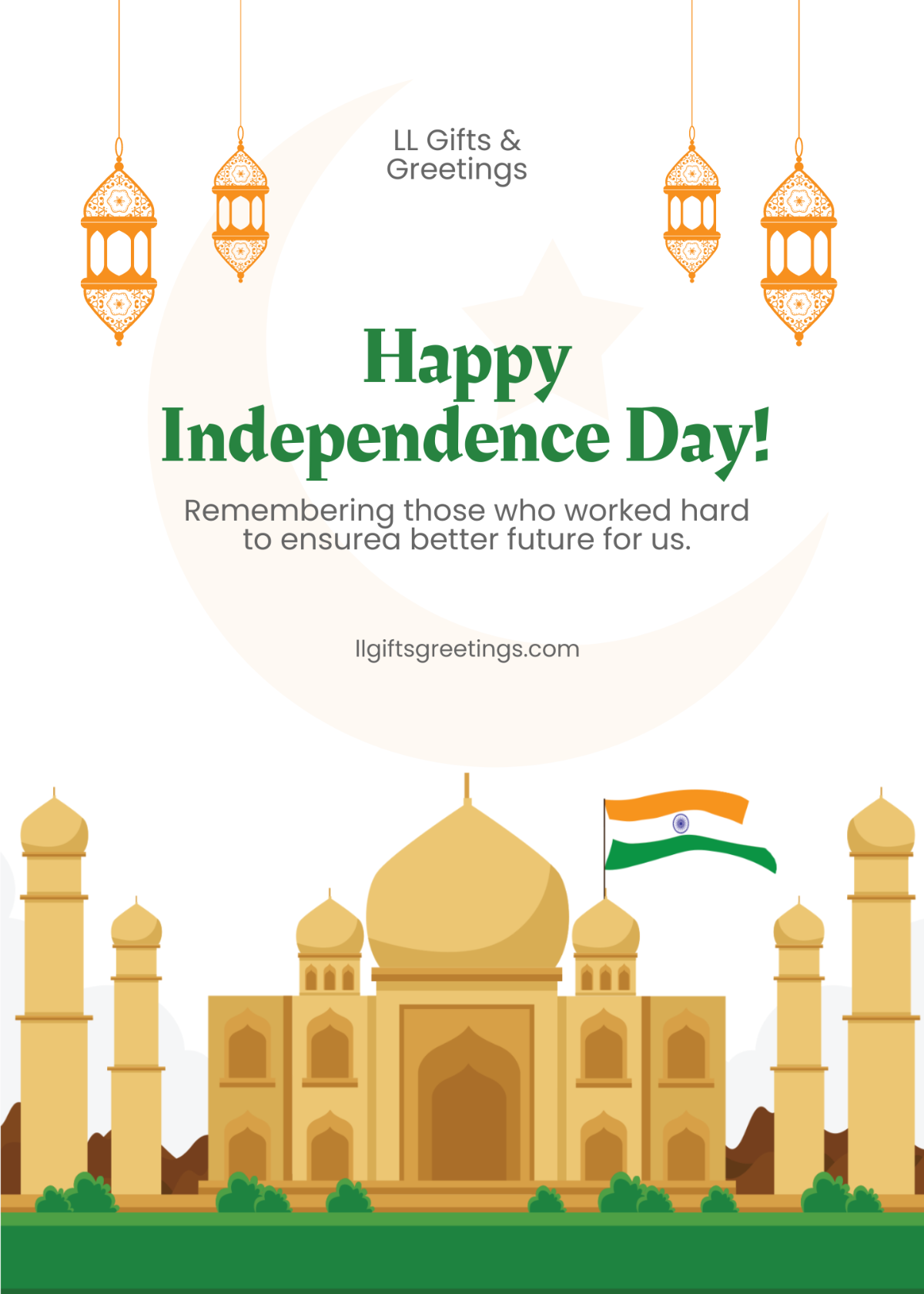Independence Day Card Template