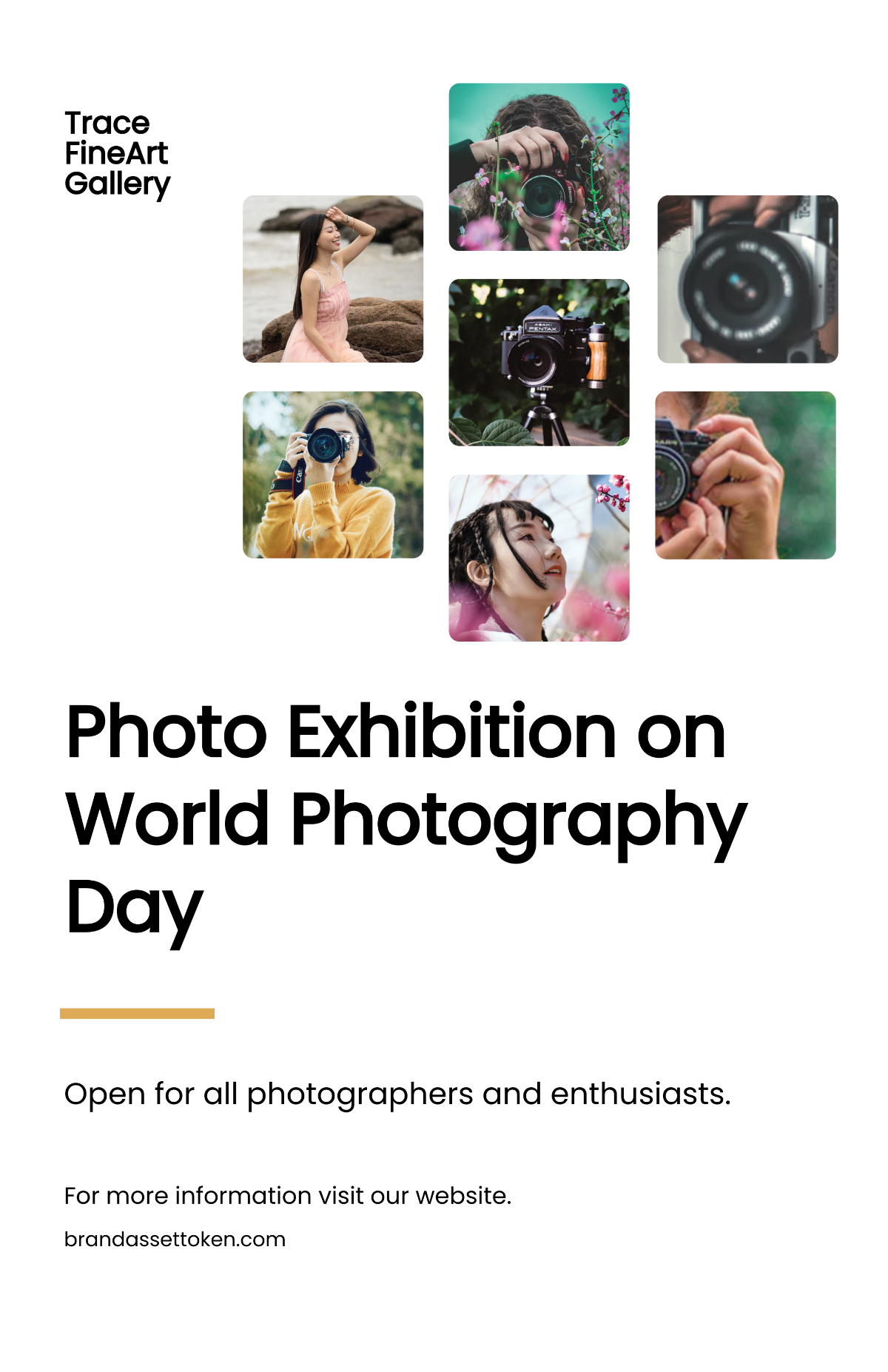 World Photography Day Poster Template
