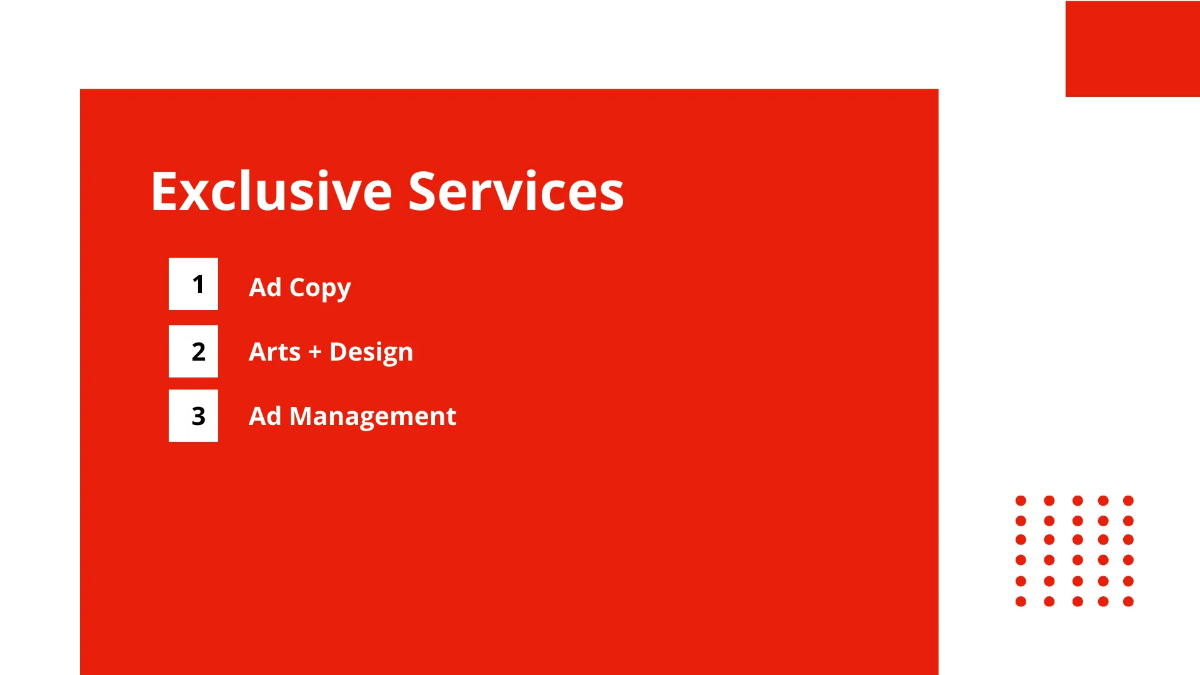 Free Creative Advertising Agency Presentation Template to Edit Online