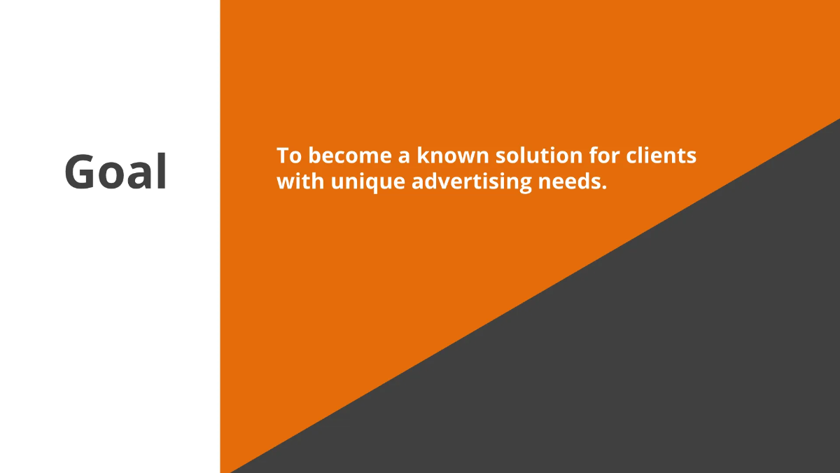 Free Advertising Agency Presentation Sample Template to Edit Online