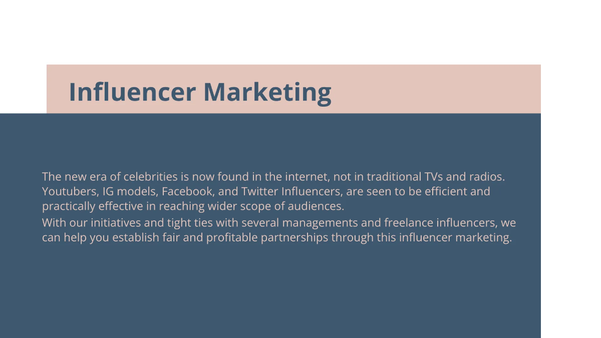 Free Advertising Agency Profile Presentation Template to Edit Online