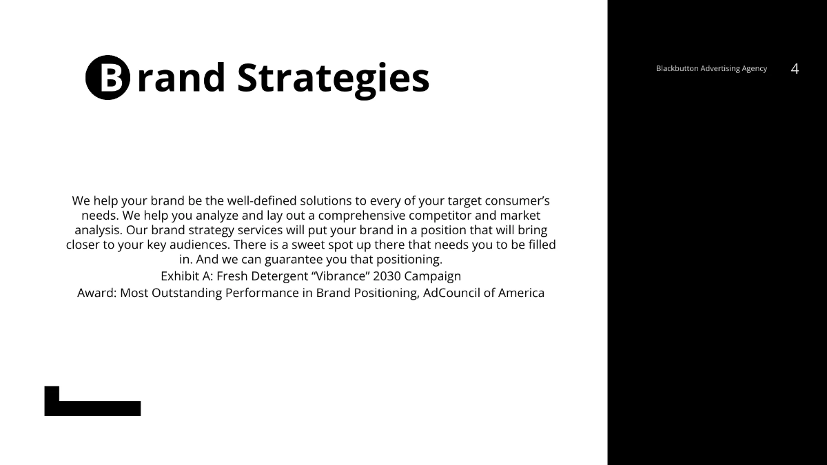 Free Advertising Agency Credentials Presentation Template to Edit Online