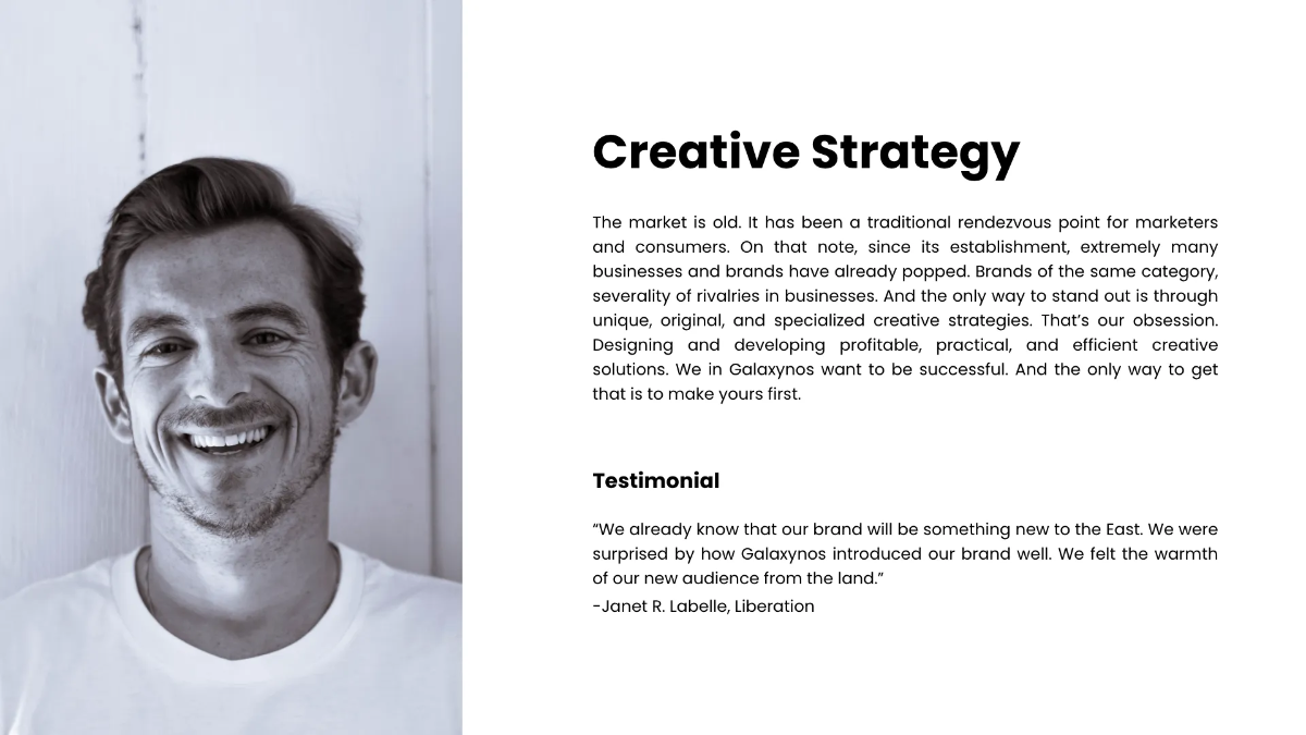 Free Agency Capabilities Presentation Template to Edit Online