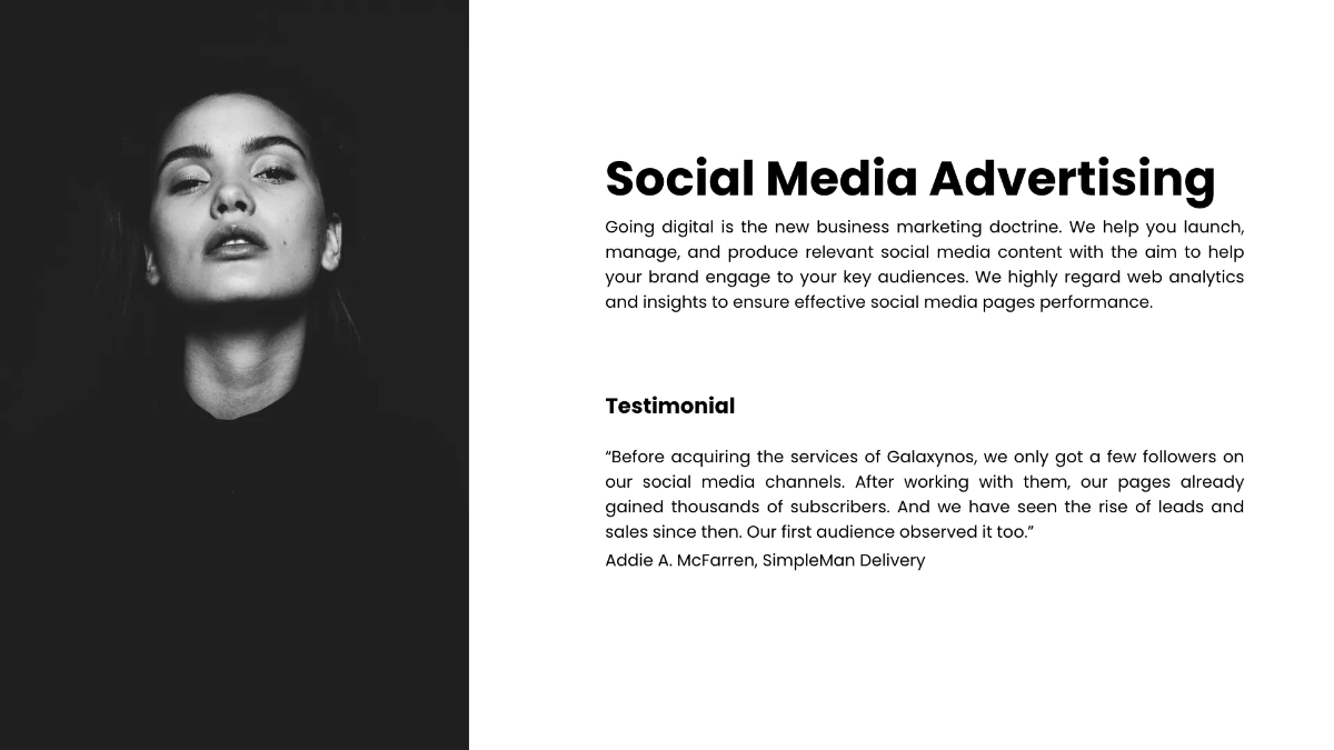 Free Agency Capabilities Presentation Template to Edit Online