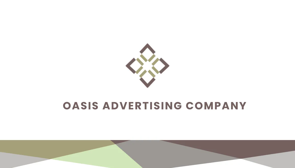 Free Advertising Company Business Card Template to Edit Online