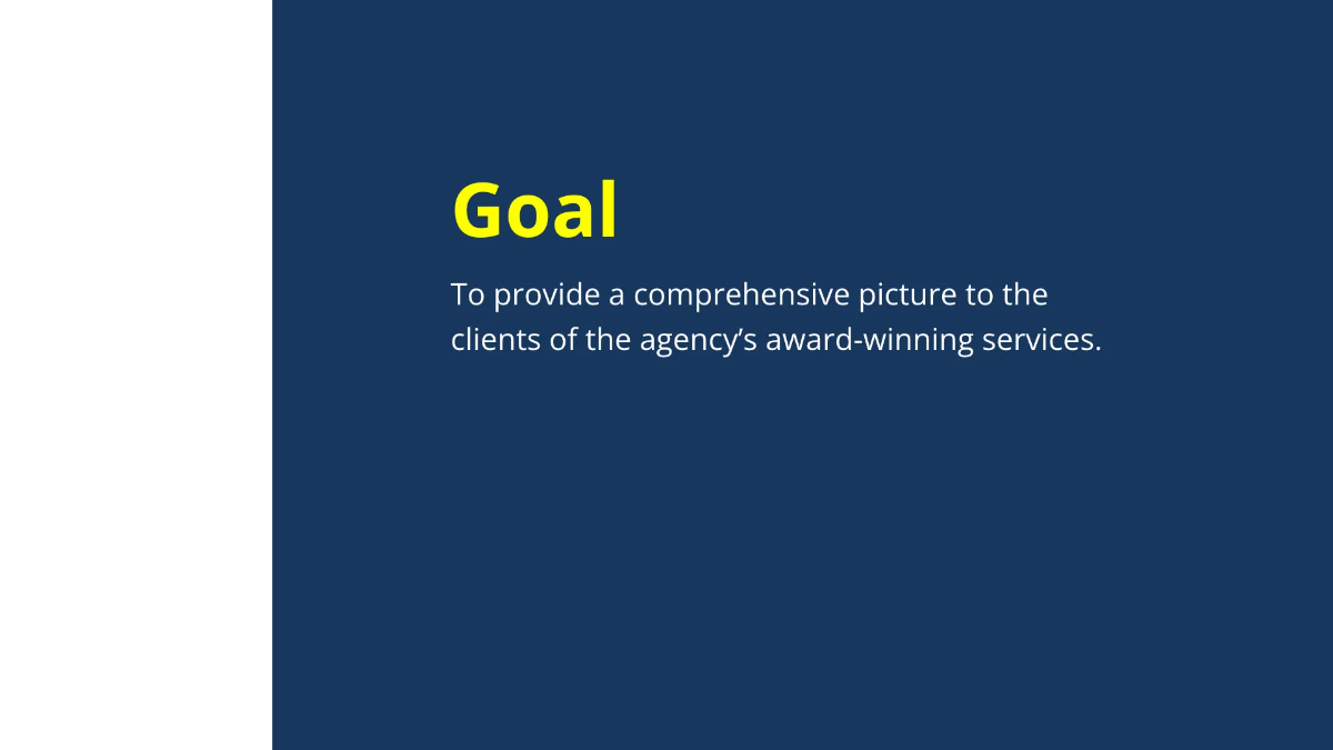 Free Advertising Agency Portfolio Presentation Template to Edit Online