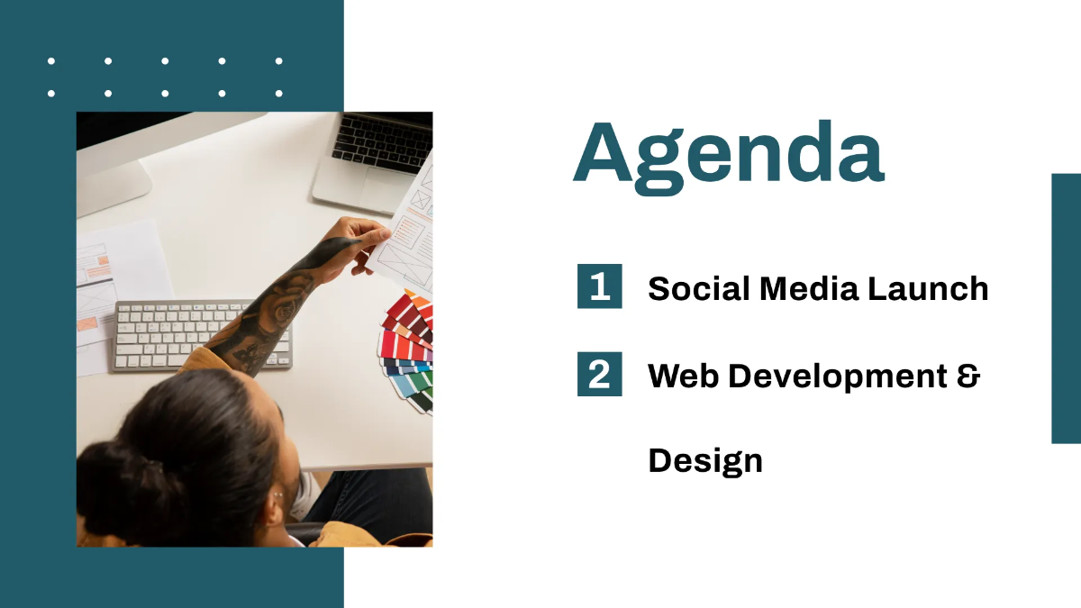 Free Advertising Agency Pitch Deck Presentation Template to Edit Online