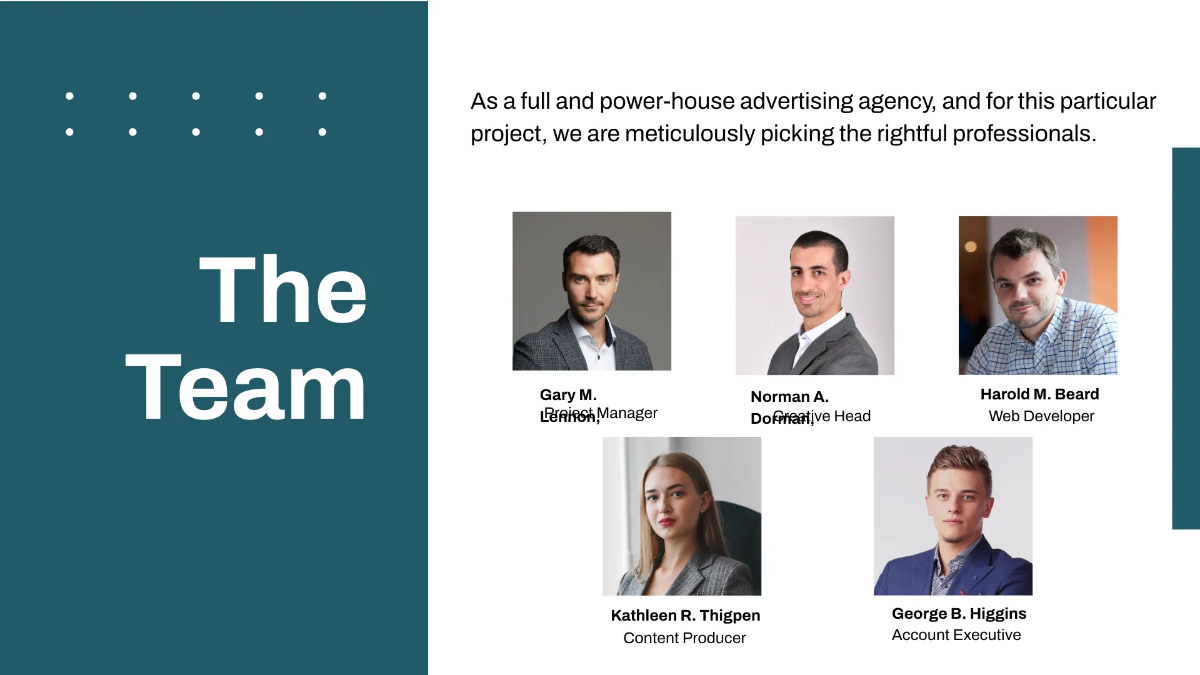 Free Advertising Agency Pitch Deck Presentation Template to Edit Online