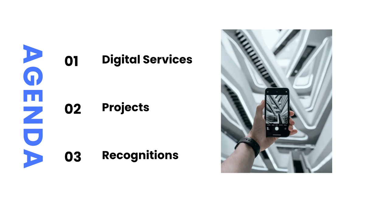 Free Digital Agency Presentation Template to Edit Online