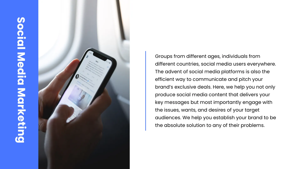 Free Digital Agency Presentation Template to Edit Online