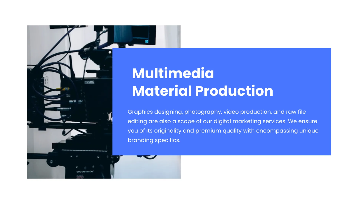 Free Digital Agency Presentation Template to Edit Online