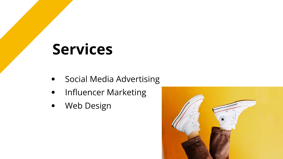 Free Advertising Agency Presentation Template to Edit Online