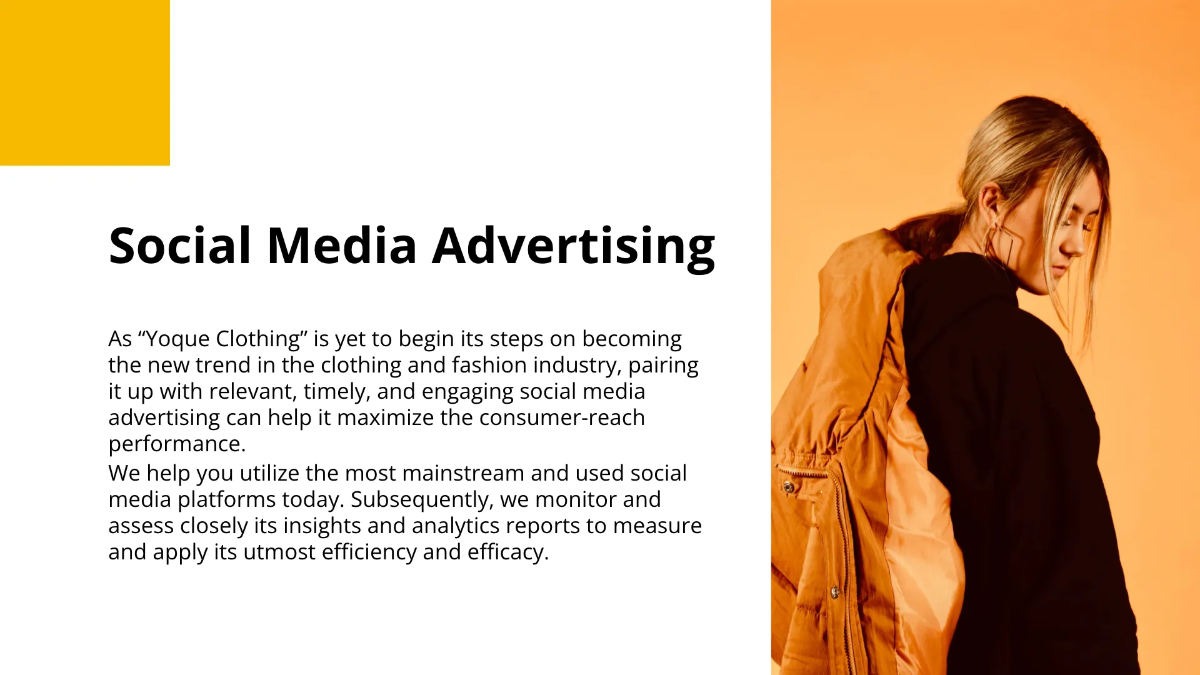 Free Advertising Agency Presentation Template to Edit Online