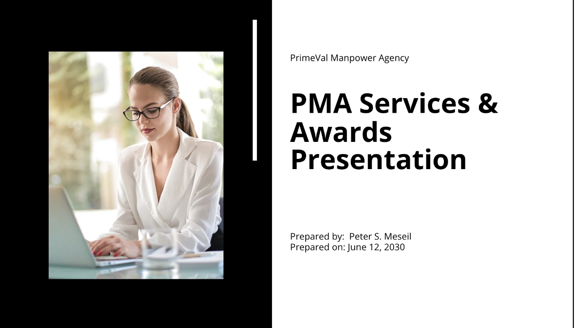 Free Agency Credentials Presentation Template to Edit Online