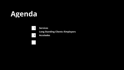 Free Agency Credentials Presentation Template to Edit Online