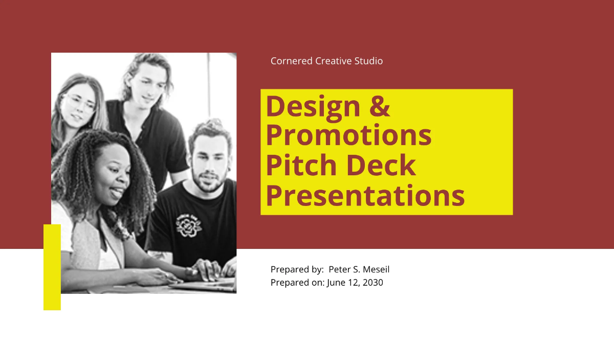 Free Agency Pitch Deck Presentation Template to Edit Online