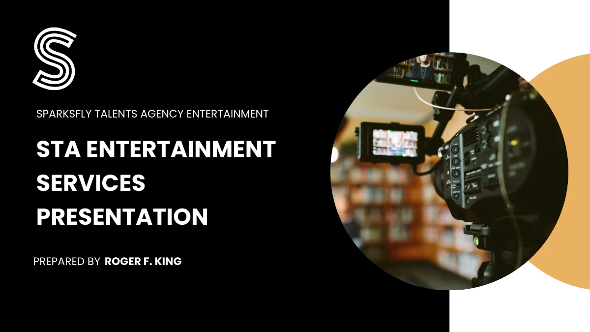 Free Professional Agency Presentation Template to Edit Online