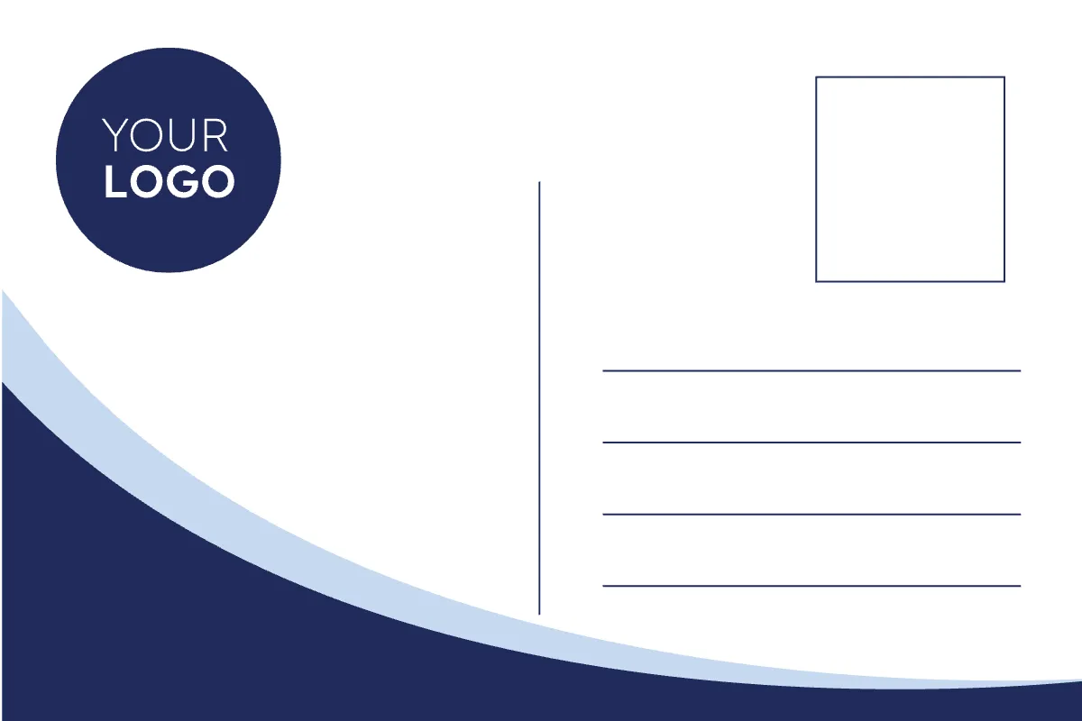 Free Simple Advertising Agency Postcard Template to Edit Online