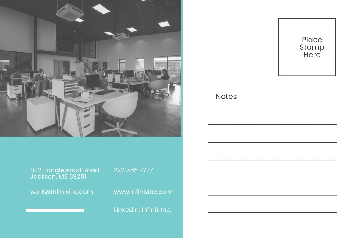 Free Advertising Agency Postcard Template to Edit Online