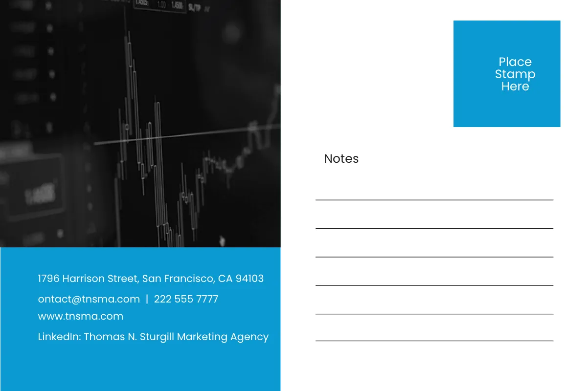 Free Marketing Agency Postcard Template to Edit Online