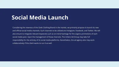 Free Sample Agency Presentation Template to Edit Online
