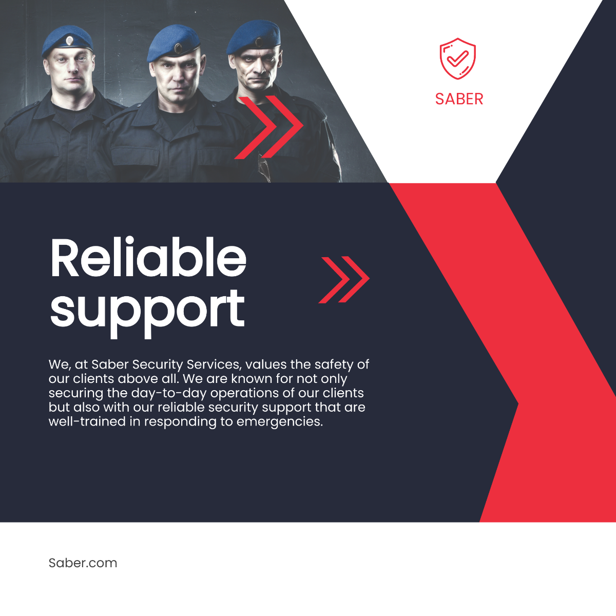 Security Guard Services Instagram Post Template