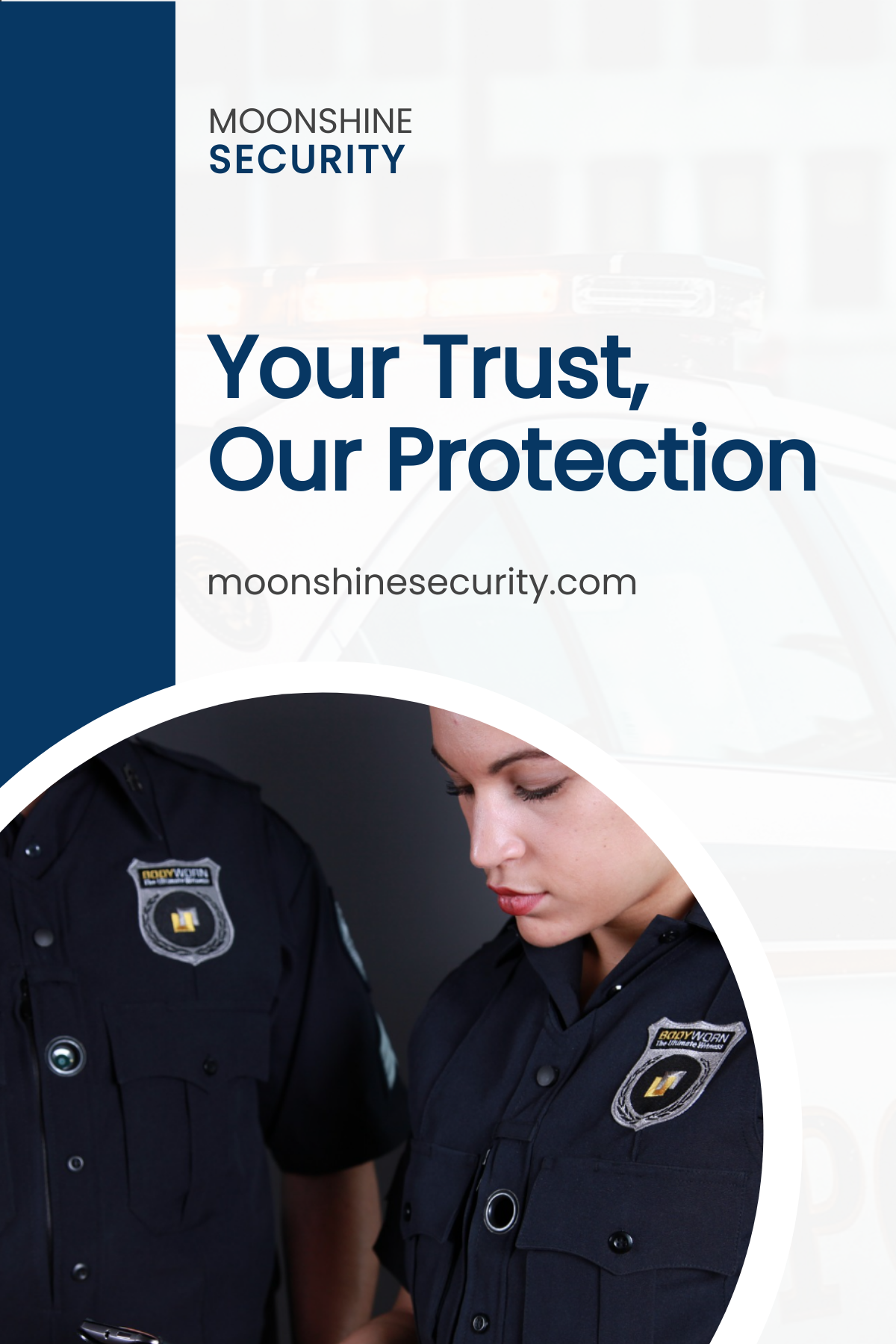 Free Security Guard Services Pinterest Pin Template