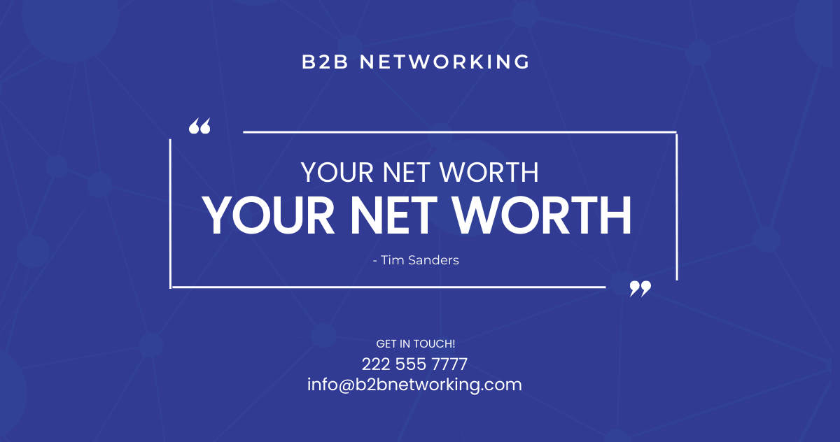 Free Business Networking Facebook Post Template