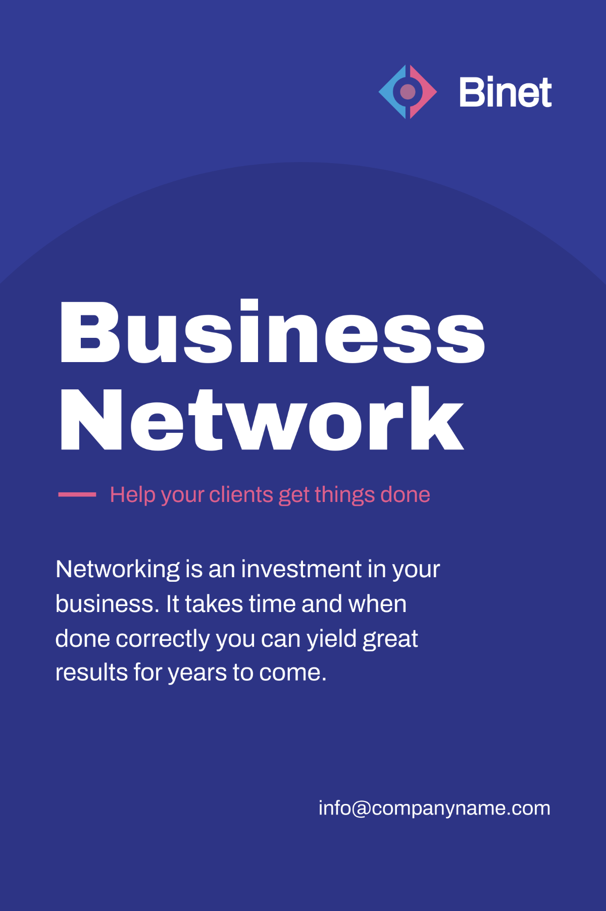 Business Networking Tumblr Post Template
