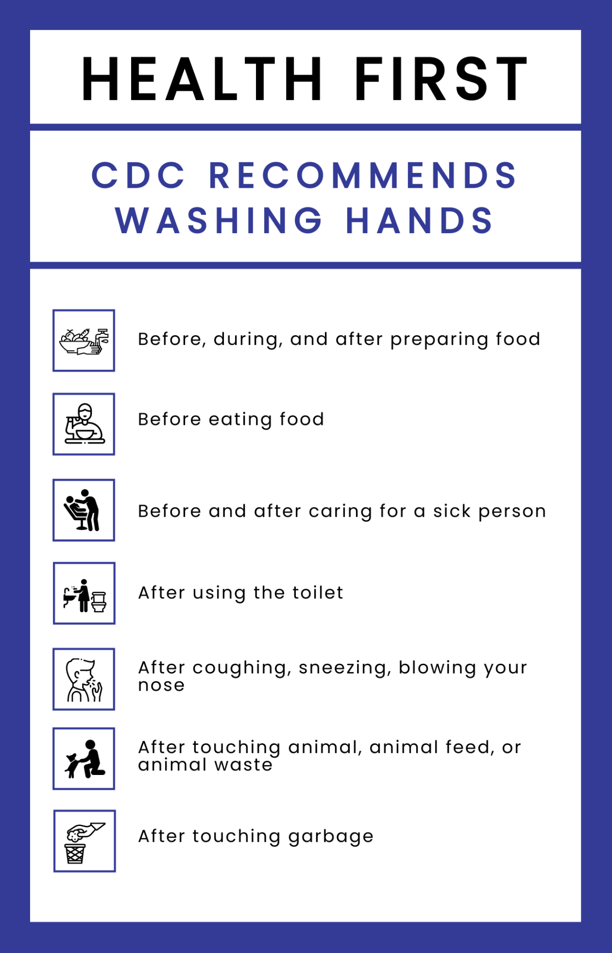 Before After Hand Washing Label Template